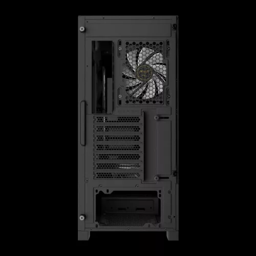 Gamdias Aura GC12 ARGB Tempered Glass Black
