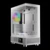 Gamdias Atlas E1 ARGB Tempered Glass White
