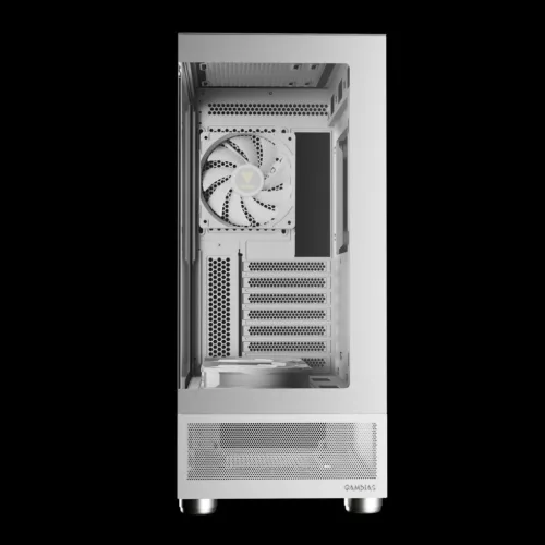 Gamdias Atlas E1 ARGB Tempered Glass White