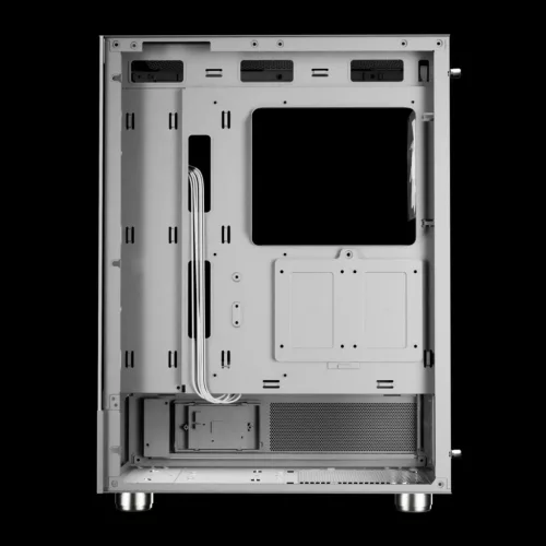 Gamdias Atlas E1 ARGB Tempered Glass White