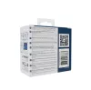 Gembird TA-ACPDQC20-01-W 2-port USB fast charger with pass-through AC socket 20W White