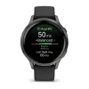 Garmin Venu 4 41mm Slate with Black Silicone Band