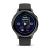 Garmin Venu 4 41mm Slate with Black Silicone Band