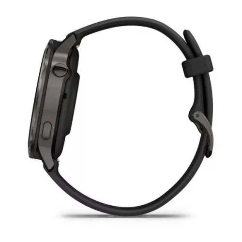 Garmin Venu 4 41mm Slate with Black Silicone Band