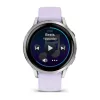 Garmin Venu 4 41mm Silver with Periwinkle Silicone Band