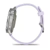 Garmin Venu 4 41mm Silver with Periwinkle Silicone Band