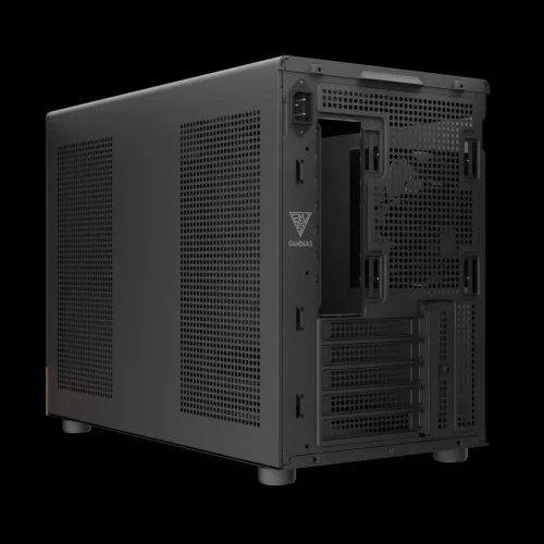Gamdias Athena M4M Wood Tempered Glass Black/Wood