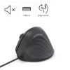 Hama ECM-500R Ergonomic Vertical Mouse Black