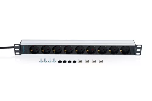 Digitus DN-95444 Túlfeszültségvédő 9DIN 2m Black/White