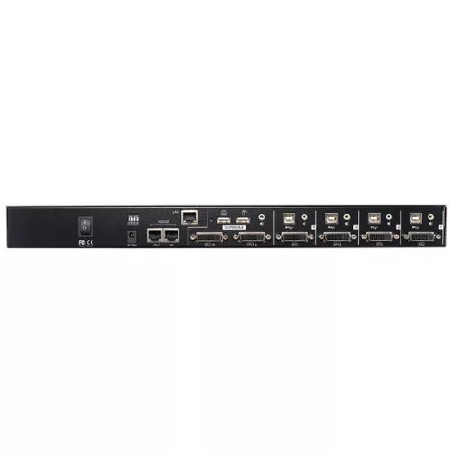 LINDY KVM Switch PRO, dupla video kimenet, 4 port