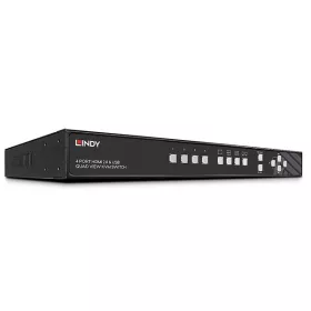 LINDY KVM Switch PRO, 4K, 4 port