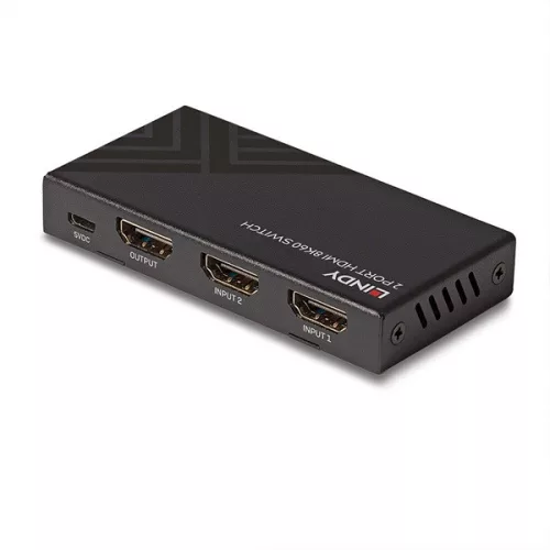 LINDY Switch HDMI 8K@60Hz, 2 port