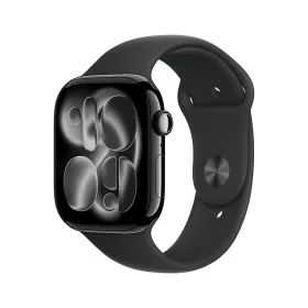   Apple Watch S11 Cellular 42mm Jet Black Aluminium Case with Black Sport Band - S/M (Demo)