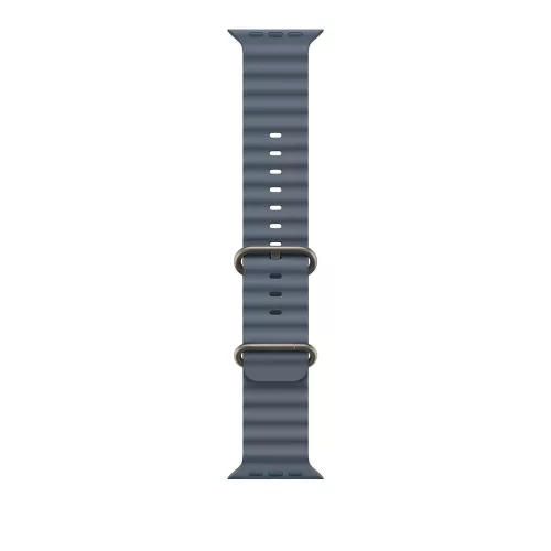 Apple Watch Ultra 3 Cellular 49mm Natural Titanium Case with Anchor Blue Ocean Band (Demo)