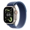 Apple Watch Ultra 3 Cellular 49mm Natural Titanium Case with Blue/Bright Blue Trail Loop - M/L (Demo)