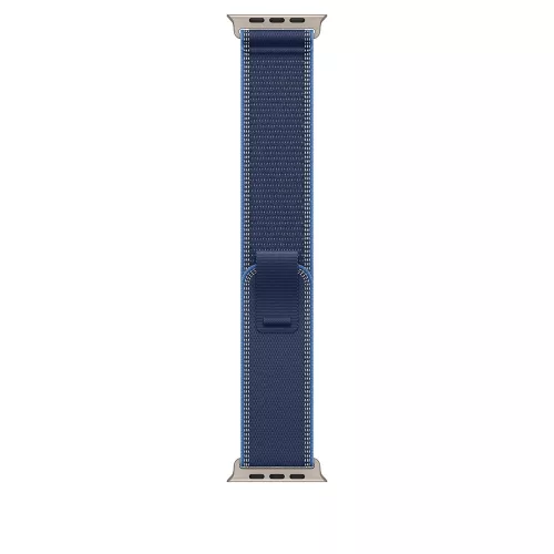 Apple Watch Ultra 3 Cellular 49mm Natural Titanium Case with Blue/Bright Blue Trail Loop - M/L (Demo)