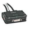 LINDY KVM Switch, DVI-D, USB 2.0 és audio, 2 port