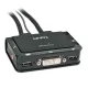LINDY KVM Switch, DVI-D, USB 2.0 és audio, 2 port
