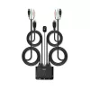 LINDY KVM Switch, HDMI 2.0 18G, USB 2.0 és audio, 2 port