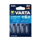 Elem AAA mikro LR03 Industrial 4 db/csomag, Varta
