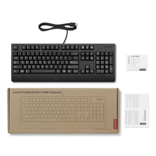 Lenovo Preferred Pro II USB billentyűzet - 4Y41R64600 - Black