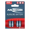 ANSMANN Alkáli Elem, micro ceruza, AAA, 4 db