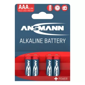 ANSMANN Alkáli Elem, micro ceruza, AAA, 4 db