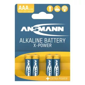   ANSMANN Alkáli Elem, X-Power, Extra hosszú üzemidővel, micro cerzua, AAA, 4 db