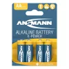 ANSMANN Alkáli Elem, X-Power, Extra hosszú üzemidővel, ceruza, AA, 4 db