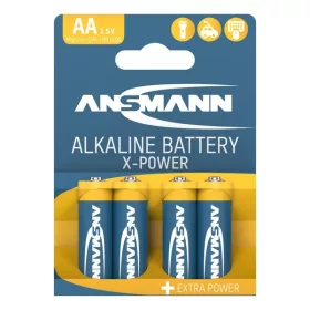   ANSMANN Alkáli Elem, X-Power, Extra hosszú üzemidővel, ceruza, AA, 4 db