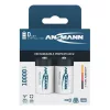 ANSMANN akku, D, HR20, 10000 mAh, Nagy energiafogyasztású eszközökhöz is, 2 db