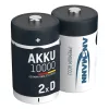 ANSMANN akku, D, HR20, 10000 mAh, Nagy energiafogyasztású eszközökhöz is, 2 db