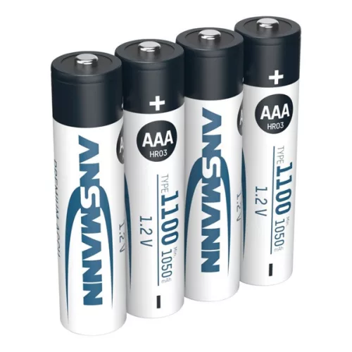 ANSMANN akku, micro ceruza, AAA, 1100 mAh, 4 db