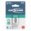 ANSMANN akku, micro ceruza, AAA, 800 mAh maxE, DECT készülékekhez is, 2 db