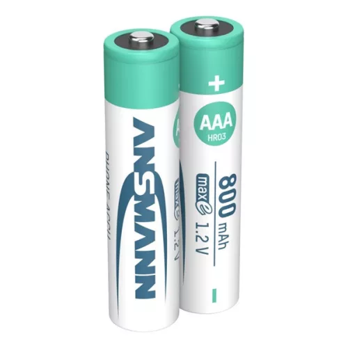 ANSMANN akku, micro ceruza, AAA, 800 mAh maxE, DECT készülékekhez is, 2 db