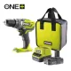 Ryobi 18V One Plus™ nagyteljesítményű fúrócsavarozó, 1x kétvégű bit,   1 x 2,0 Ah akku, RC18-120 töltő - R18DD3-120S
