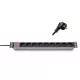 KELINE 620S10 19"" 1U 9x250V Schuko aljzat 2,3m kapcsolós elosztósor