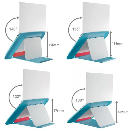 Leitz COSY Ergo laptop állvány, nyugodt kék 13-17 laptophoz