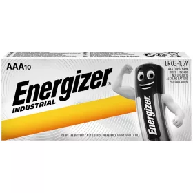 Elem AAA mikro LR03 Industrial 10 db/csomag, Energizer