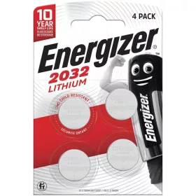 Elem gombelem CR2032 lítium 4 db/csomag, Energizer