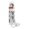 Legrand 694552 4x Schuko aljzat 1,5m vezetékkel fehér-szürke elosztósor