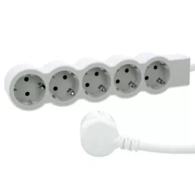   Legrand 694555 5x Schuko aljzat 1,5m vezetékkel fehér-szürke elosztósor