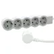 Legrand 694555 5x Schuko aljzat 1,5m vezetékkel fehér-szürke elosztósor