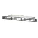 INTELLINET Patch panel 48 port, Cat6a, árnyékolt, moduláris, STP