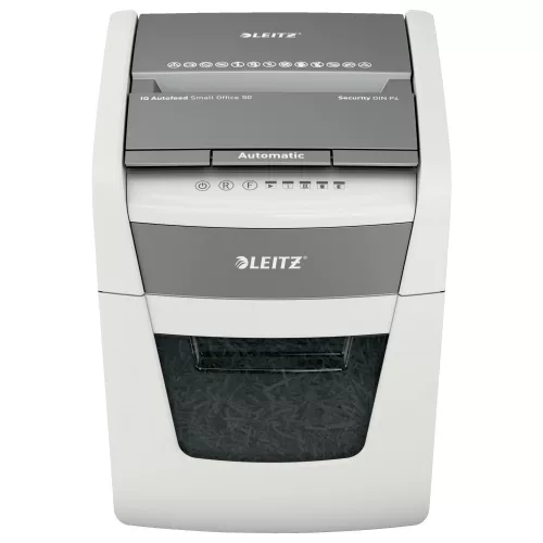 Leitz IQ AutoFeed SmallOffice 50 P4 Pro autotomata iratmegsemmisítő