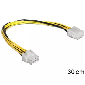   Delock 83342 8pin EPS apa/anya hosszabbító tápkábel - 0,3m