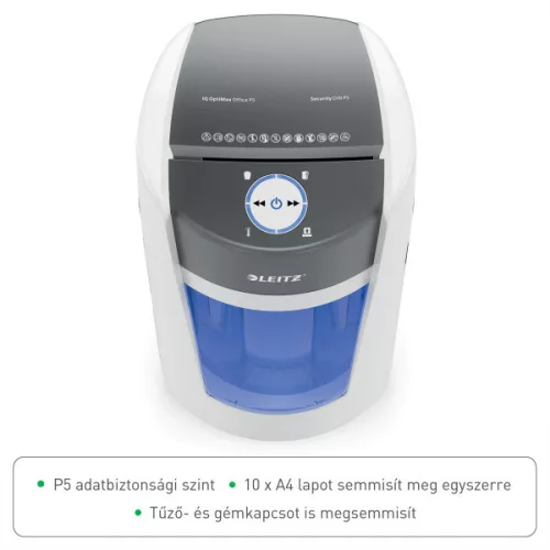 Leitz IQ OptiMax Office P5 iratmegsemmisítő