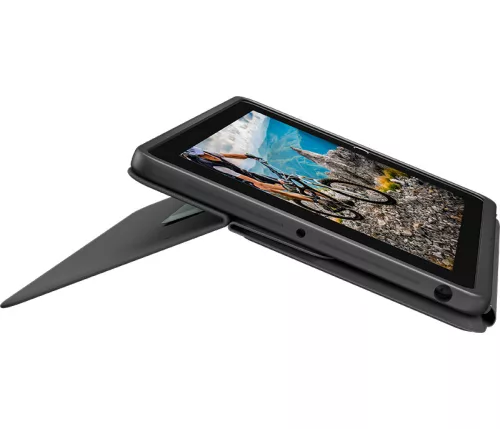 Logitech Rugged Folio Ultra-protective keyboard case with Smart Connector for iPad (7th, 8th and 9th gen) - Graphite - UK