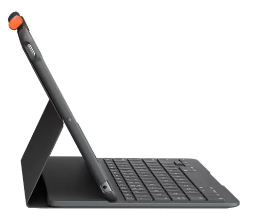 Logitech Slim Folio keyboard case for iPad (7th, 8th, & 9th gen) - Graphite - UK