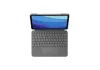 Logitech Combo Touch for iPad Pro Backlit detachable keyboard case with trackpad for iPadPro 12.9 (5th,6th) - Grey - US